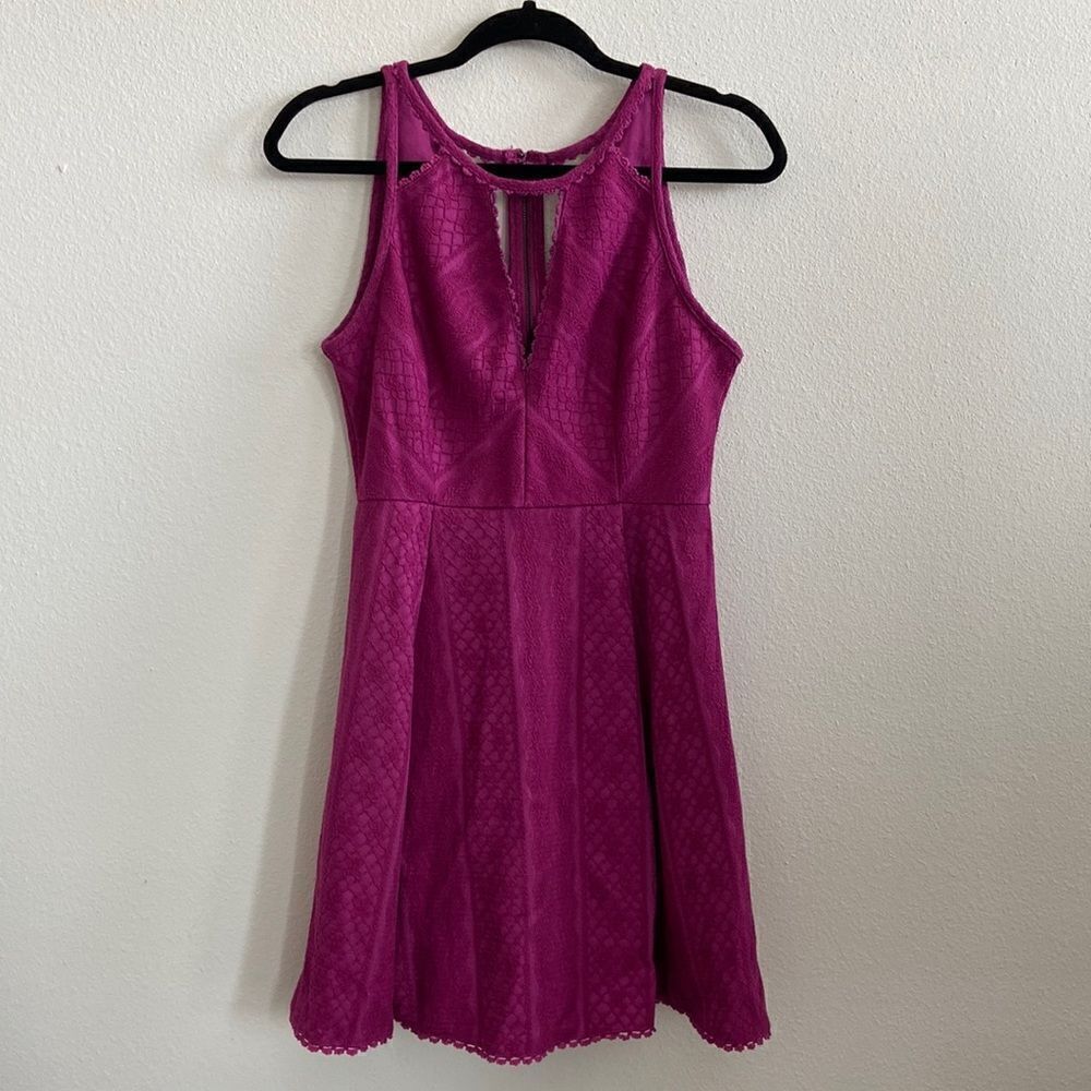 Free People Sleeveless V neck Back zipper closure Dress Sz S NWOT